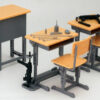 日版 TOMYTEC Little Armory 指定國防學校課桌&M3A1槍械套組 1/12