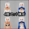 SH STUDIO 1/12 女神裝置 頭髮L4M4N4O4组 樹脂GK改件：圖片 3
