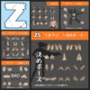 SH STUDIO 1/12 機甲少女FAG 女神裝置 造型手 Z組 樹脂配件