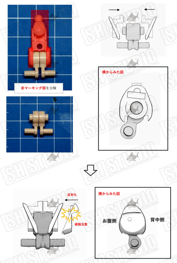 SH STUDIO MU073J 1/12機娘 女神裝置BUSTER DOLL 背帶褲素體樹脂改件：圖片 13