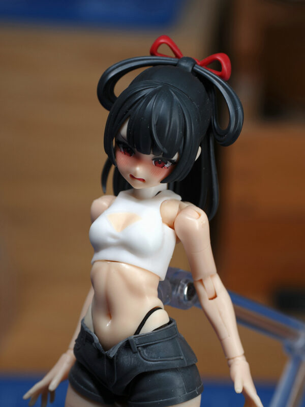 SH STUDIO MU073J 1/12機娘 女神裝置BUSTER DOLL 背帶褲素體樹脂改件：圖片 10