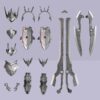 萬代 PB限定 30MM 1/144 EXM-A9bk 司比納帝歐 (黑騎士規格)：圖片 4