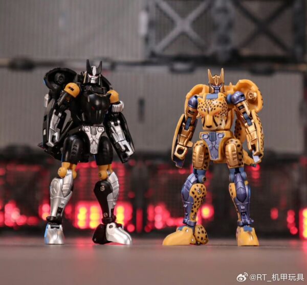 ROBOTtoys RT03&RT03B 黄豹&黑豹套装 第三方小比例變形玩具