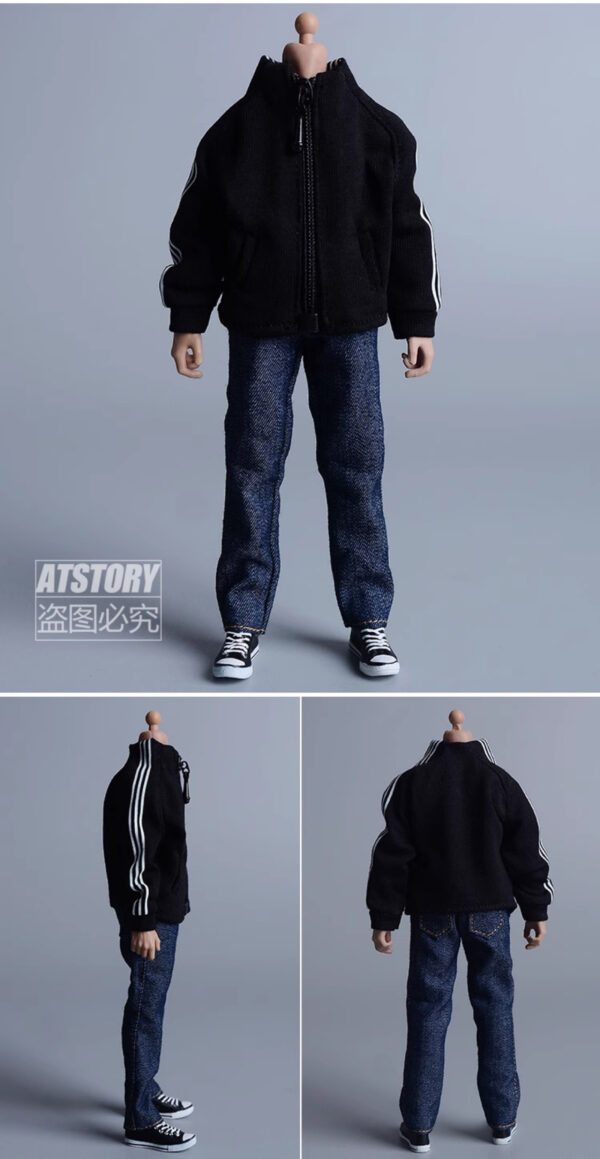 ATStory潮玩總動員 1/12 直筒牛仔長褲 1/12或6吋男素體適用：圖片 6