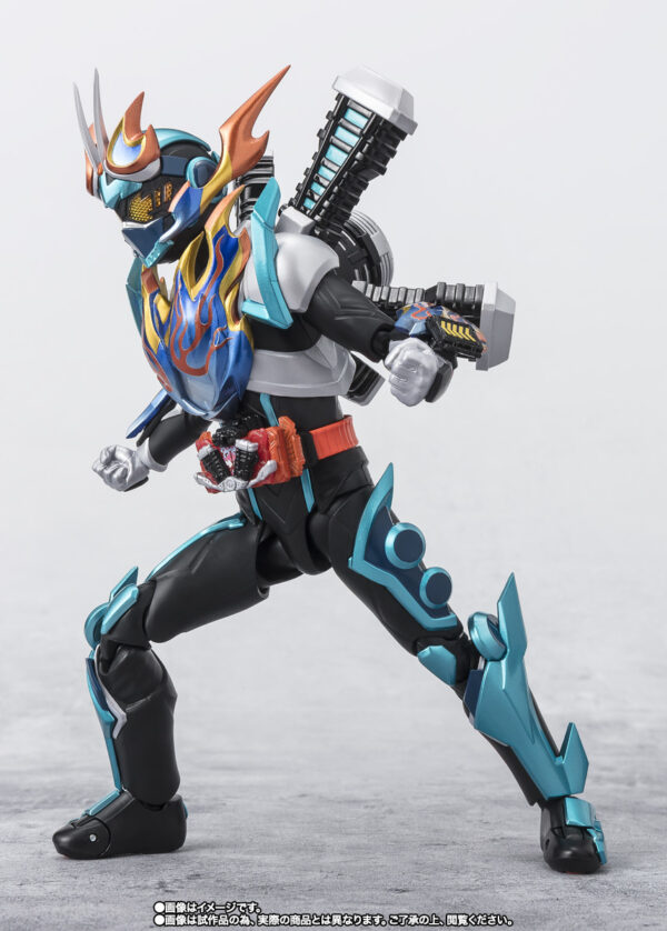 萬代 魂限定 S.H.Figuarts《假面騎士葛查多》假面騎士 烈焰葛查多 蒸汽蝗蟲型態：圖片 4