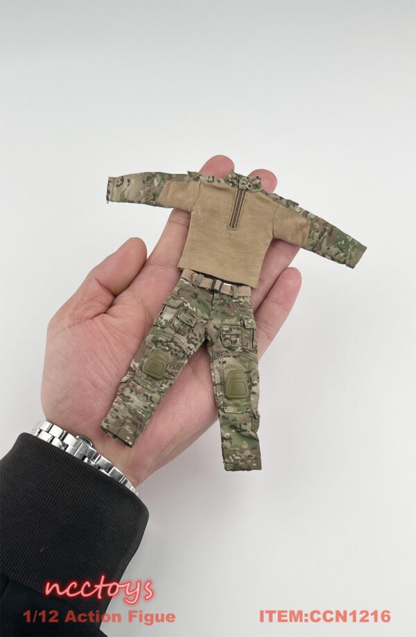 1/12兵人服裝 G3蛙服全地形 CCN1216 1/12或6吋男素體適用：圖片 2