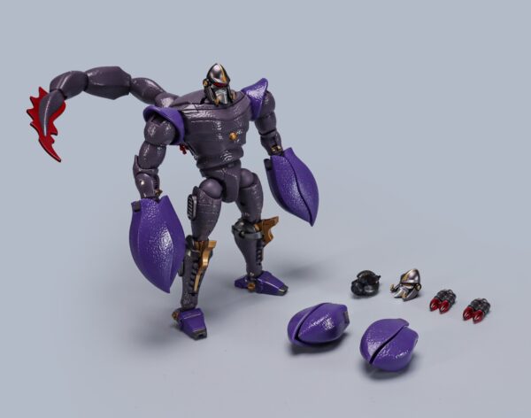 ROBOT toys RT-D01 毒敵代王/蠍子 第三方變形玩具：圖片 9