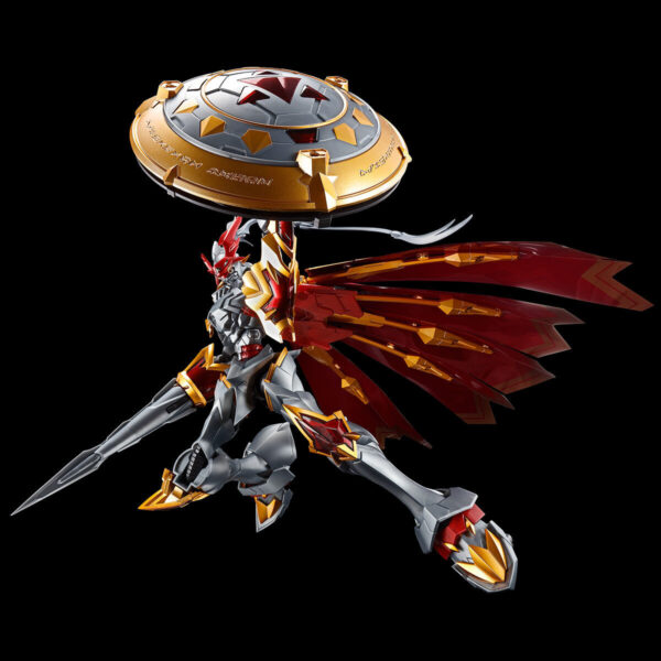 萬代 PB限定 Figure-rise Standard Amplified《數碼寶貝大冒險》紅蓮騎士獸 特殊鍍膜版：圖片 6