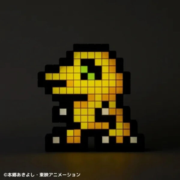 日版 CCP《數碼寶貝大冒險》亞古獸造型像素風夜燈：圖片 5