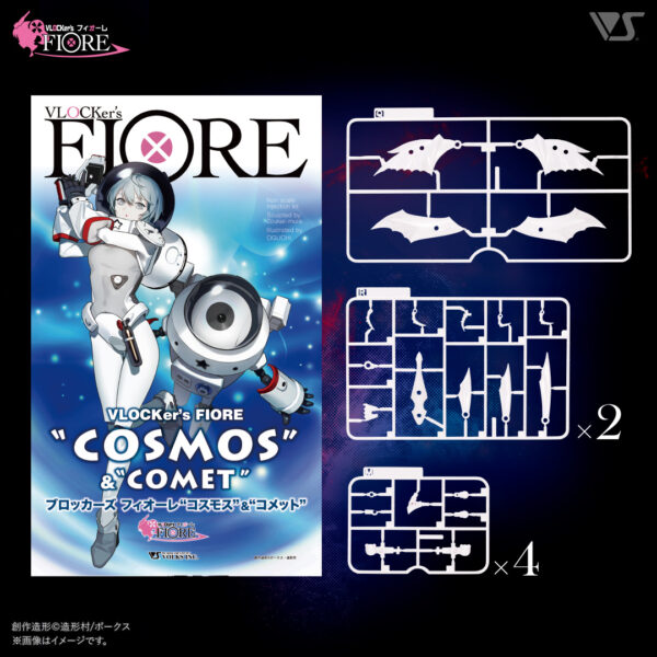 日版 VOLKS VLOCKer's FIORE Cosmos & Comet 通常版(新髮型)/混沌之翼套裝(新髮型)：圖片 10