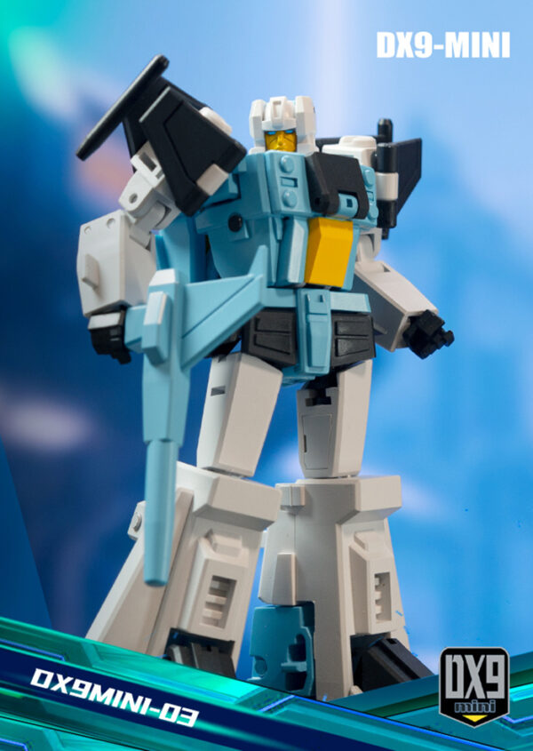 DX9 mini 03 頭領戰士 黎恩/小諸葛 第三方小比例變形玩具：圖片 2