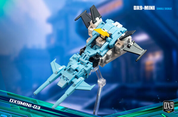 DX9 mini 03 頭領戰士 黎恩/小諸葛 第三方小比例變形玩具：圖片 10