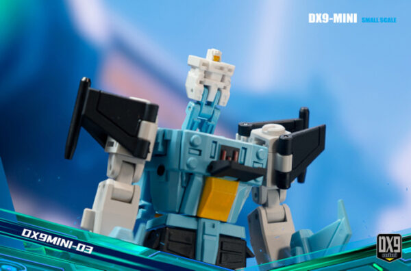 DX9 mini 03 頭領戰士 黎恩/小諸葛 第三方小比例變形玩具：圖片 9