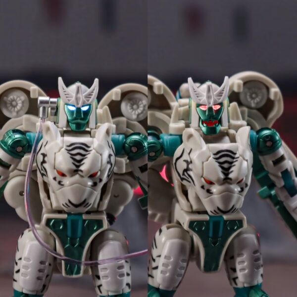 ROBOTtoys RT-04 晝虎/白虎 第三方小比例變形玩具：圖片 3
