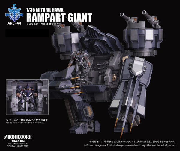TOYS ALLIANCE ARC-44 1/35 幻古戰記 秘銀雄鷹軍團 城牆巨人：圖片 8