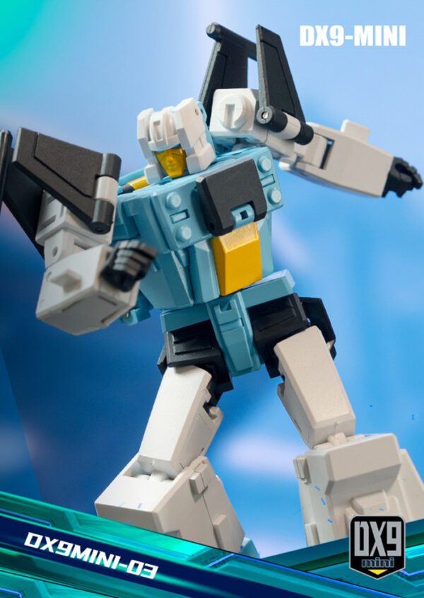 DX9 mini 03 頭領戰士 黎恩/小諸葛 第三方小比例變形玩具