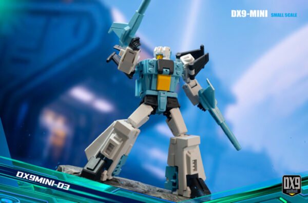 DX9 mini 03 頭領戰士 黎恩/小諸葛 第三方小比例變形玩具：圖片 6