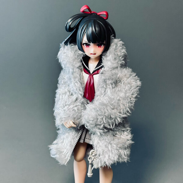 魔頑人偶布衣工坊 1/12 毛絨外套 1/12或6吋女素體適用：圖片 12