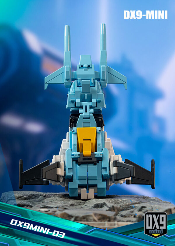 DX9 mini 03 頭領戰士 黎恩/小諸葛 第三方小比例變形玩具：圖片 12