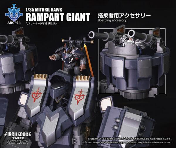 TOYS ALLIANCE ARC-44 1/35 幻古戰記 秘銀雄鷹軍團 城牆巨人：圖片 7