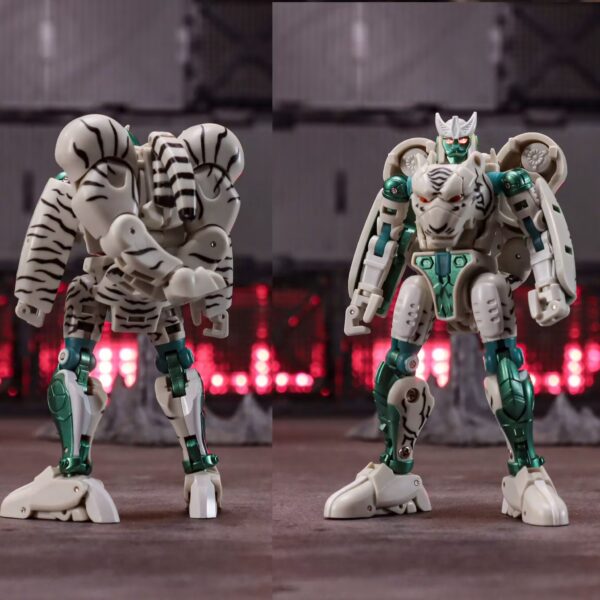 ROBOTtoys RT-04 晝虎/白虎 第三方小比例變形玩具：圖片 2
