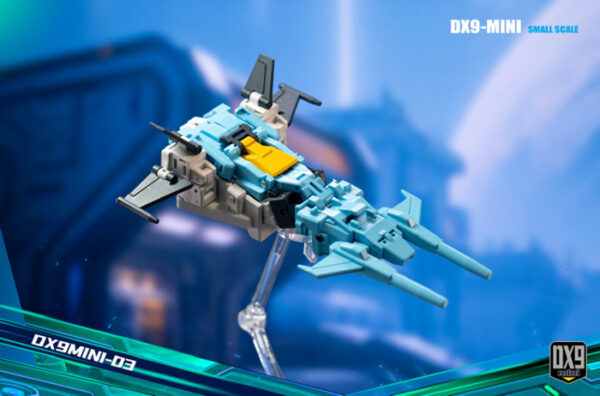 DX9 mini 03 頭領戰士 黎恩/小諸葛 第三方小比例變形玩具：圖片 11