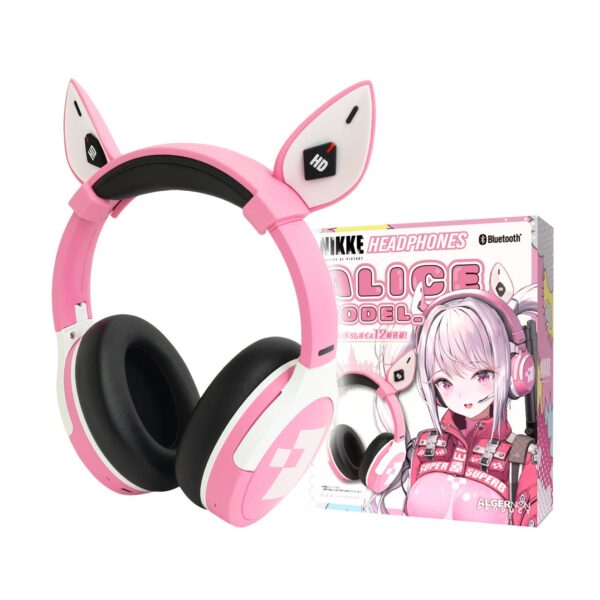 預購 25年9月 日版 Algernon Product《勝利女神：妮姬》愛麗絲耳罩式耳機