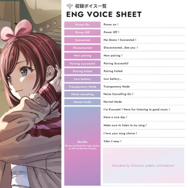 預購 25年7月底 日版 AVIOT 「絆愛(Kizuna AI)」聯名耳機：圖片 5
