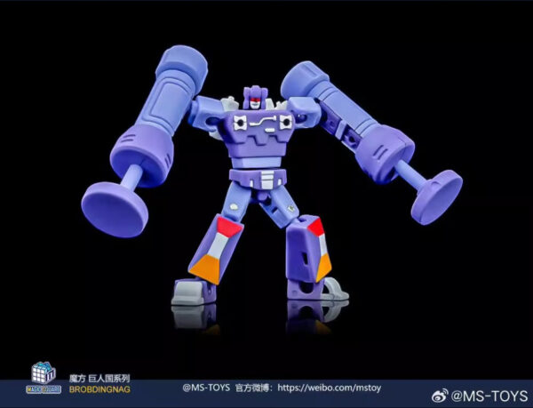 魔方 MS-28A 磁帶部隊:轟隆隆、雷射鳥、機器狗、偵查車 再版 第三方小比例變形玩具：圖片 4
