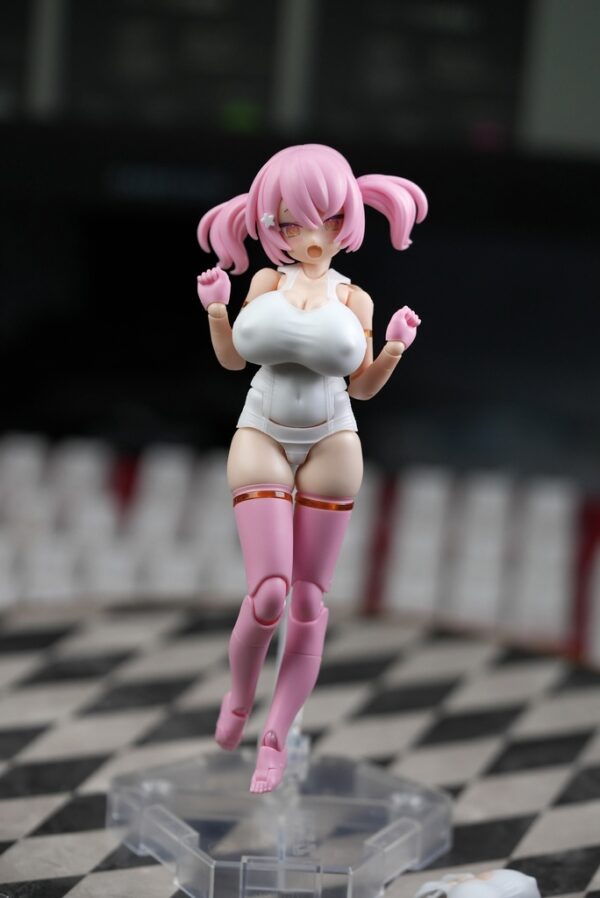 SH STUDIO MU083 1/12機娘 女神裝置PUNI MOFU 泳裝樹脂改件 藍色/白色/粉色/綠色：圖片 15