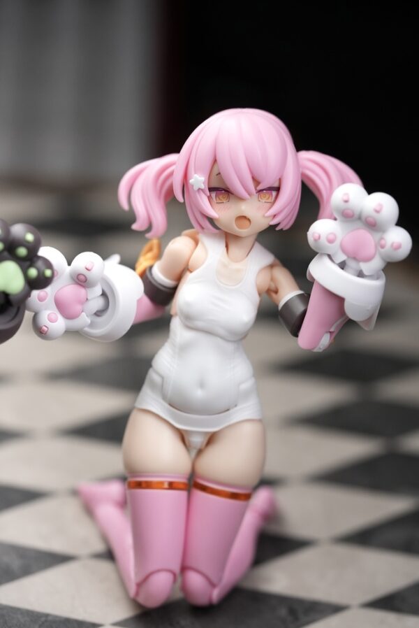 SH STUDIO MU083 1/12機娘 女神裝置PUNI MOFU 泳裝樹脂改件 藍色/白色/粉色/綠色：圖片 13