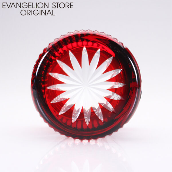 日版 EVANGELION STORE 網店限定 江戶切子NERV玻璃杯 紅色/藍色：圖片 10