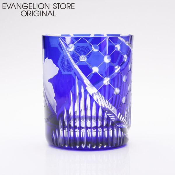 日版 EVANGELION STORE 網店限定 江戶切子NERV玻璃杯 紅色/藍色：圖片 13
