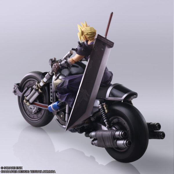 日版 SQUARE ENIX BRING ARTS《最終幻想 VII》克勞德·史特萊夫 & 重型機車 Hardy Daytona：圖片 2