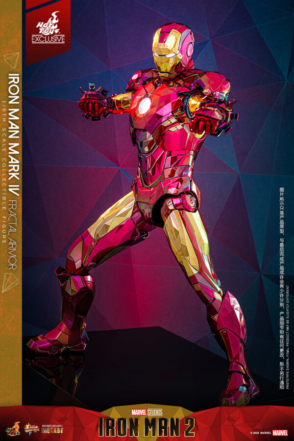 Hot Toys 限量品 MMS729 1/6《鋼鐵人2》鋼鐵人MK4 幻彩幾何版：圖片 11