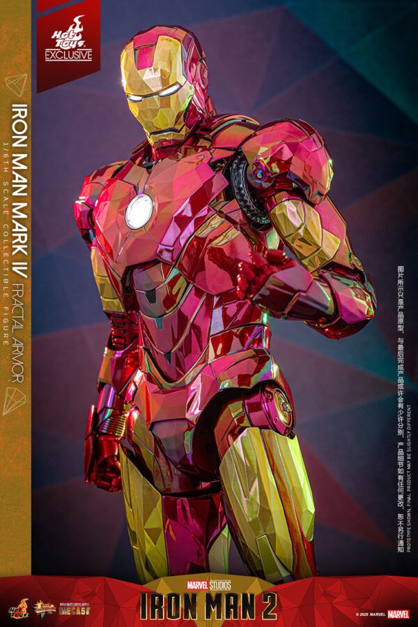 Hot Toys 限量品 MMS729 1/6《鋼鐵人2》鋼鐵人MK4 幻彩幾何版：圖片 3