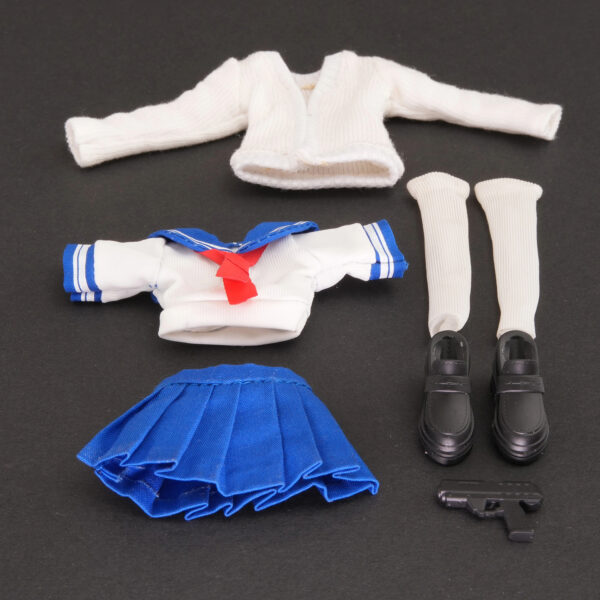 千夏秋 1/12機娘衣服 99S系列 2025款水手服系列 1/12或6吋女素體適用：圖片 12