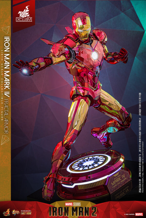 Hot Toys 限量品 MMS729 1/6《鋼鐵人2》鋼鐵人MK4 幻彩幾何版：圖片 5