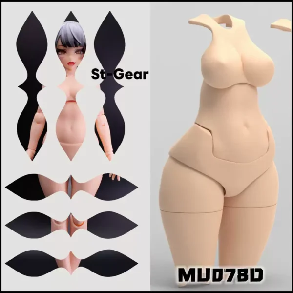 SH STUDIO MU078D 1/12機娘 RASCAL 女神裝置BUSTER DOLL 素體樹脂改件