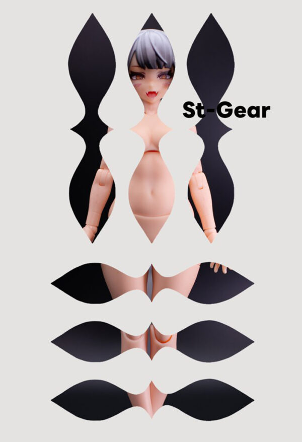 SH STUDIO MU078D 1/12機娘 RASCAL 女神裝置BUSTER DOLL 素體樹脂改件：圖片 5