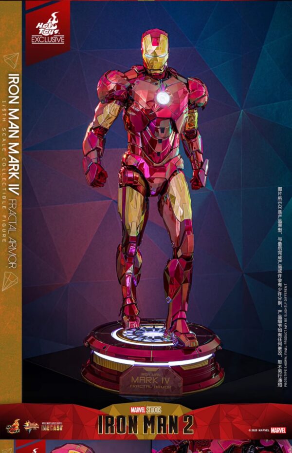 Hot Toys 限量品 MMS729 1/6《鋼鐵人2》鋼鐵人MK4 幻彩幾何版：圖片 12