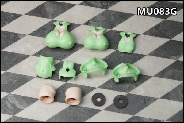 SH STUDIO MU083 1/12機娘 女神裝置PUNI MOFU 泳裝樹脂改件 藍色/白色/粉色/綠色：圖片 6