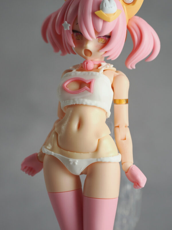 SH STUDIO MU073 1/12機娘  女神裝置 PUNI MOFU 貓貓 兔兔 身體樹脂GK改件：圖片 7