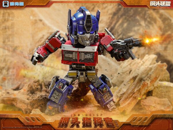 激光貓 JGM-01 鋼頭指揮官/Q版柯博文 戰損版 附特典 第三方變形玩具：圖片 5