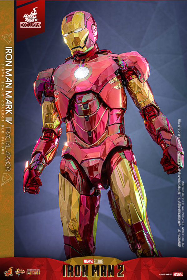 Hot Toys 限量品 MMS729 1/6《鋼鐵人2》鋼鐵人MK4 幻彩幾何版：圖片 4