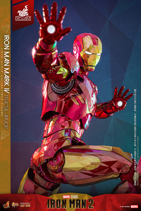 Hot Toys 限量品 MMS729 1/6《鋼鐵人2》鋼鐵人MK4 幻彩幾何版：圖片 8