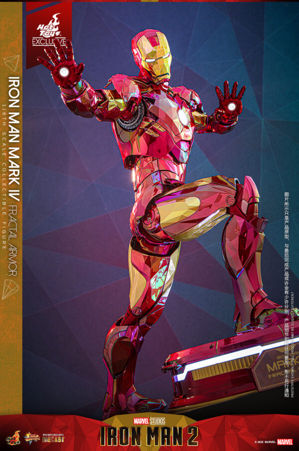 Hot Toys 限量品 MMS729 1/6《鋼鐵人2》鋼鐵人MK4 幻彩幾何版：圖片 6