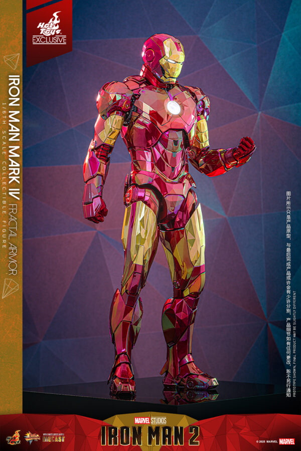Hot Toys 限量品 MMS729 1/6《鋼鐵人2》鋼鐵人MK4 幻彩幾何版：圖片 9