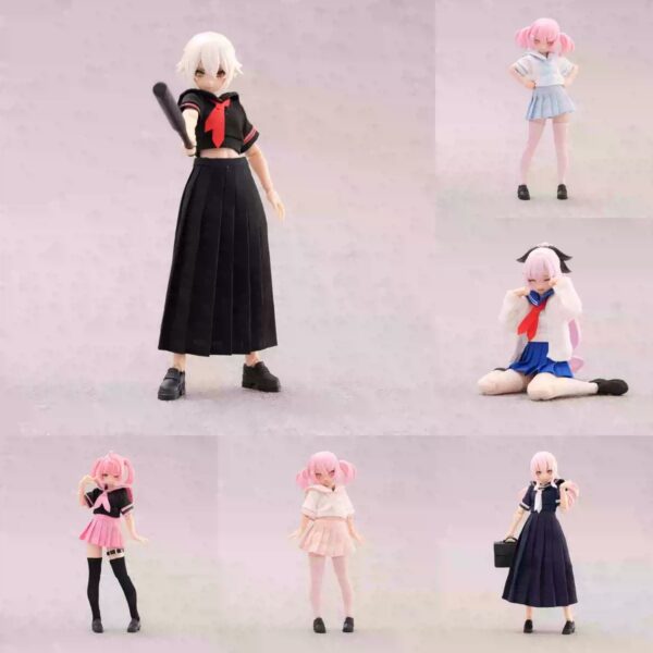 千夏秋 1/12機娘衣服 99S系列 2025款水手服系列 1/12或6吋女素體適用