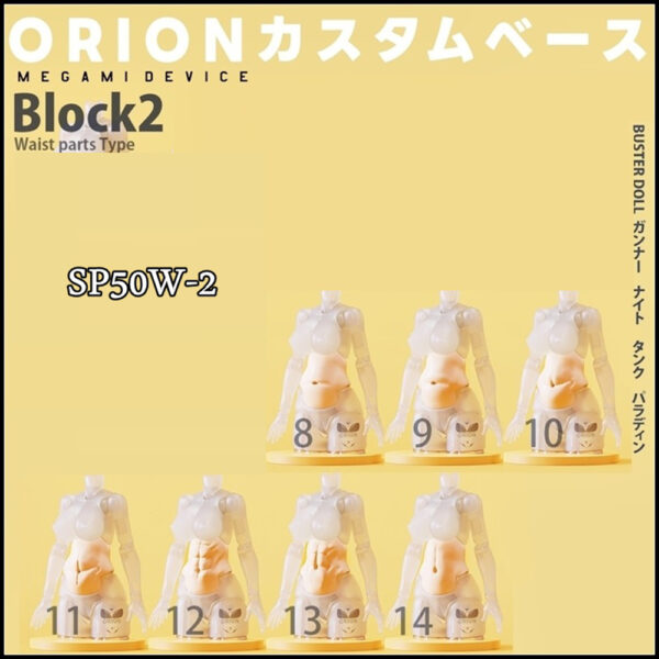 SH STUDIO SP50W ORION 1/12機娘 女神裝置BUSTER DOLL 造型腹部樹脂改件：圖片 4